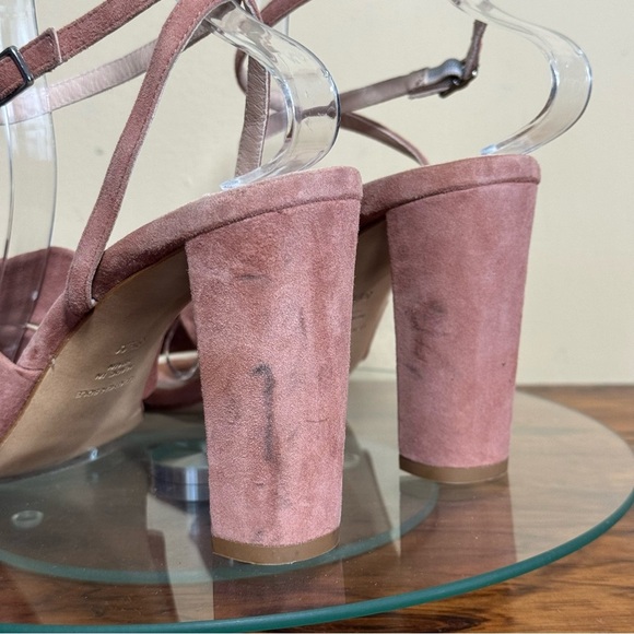 Inez Isabel Heels in Clay Pink Suede size 8.5 - Picture 11 of 16